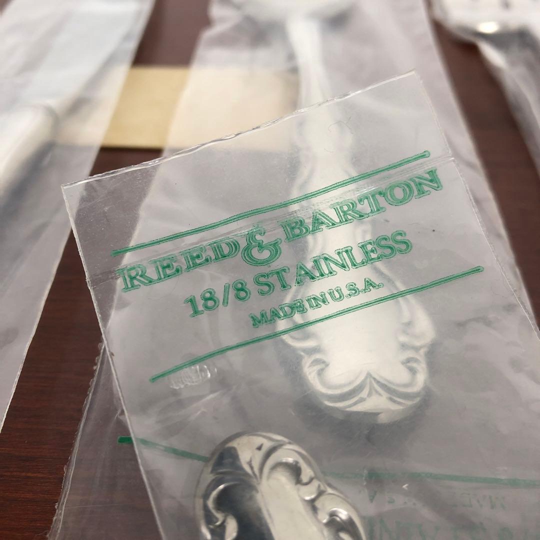 USA製　REED&BARTON ステンレスカトラリー44本　リード＆バートン