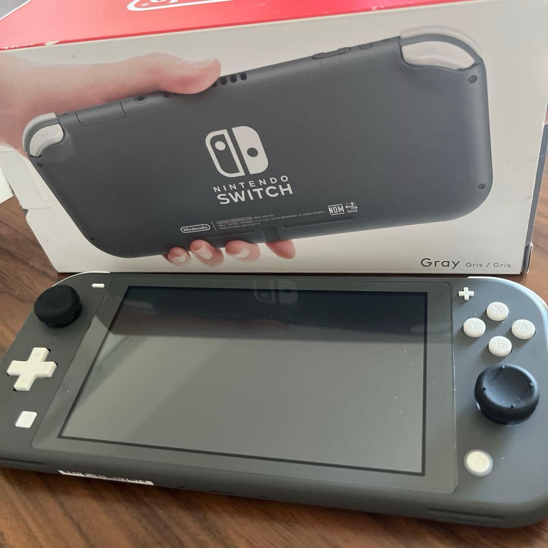 ほぼ未使用　Nintendo Switch Lite グレー 本体