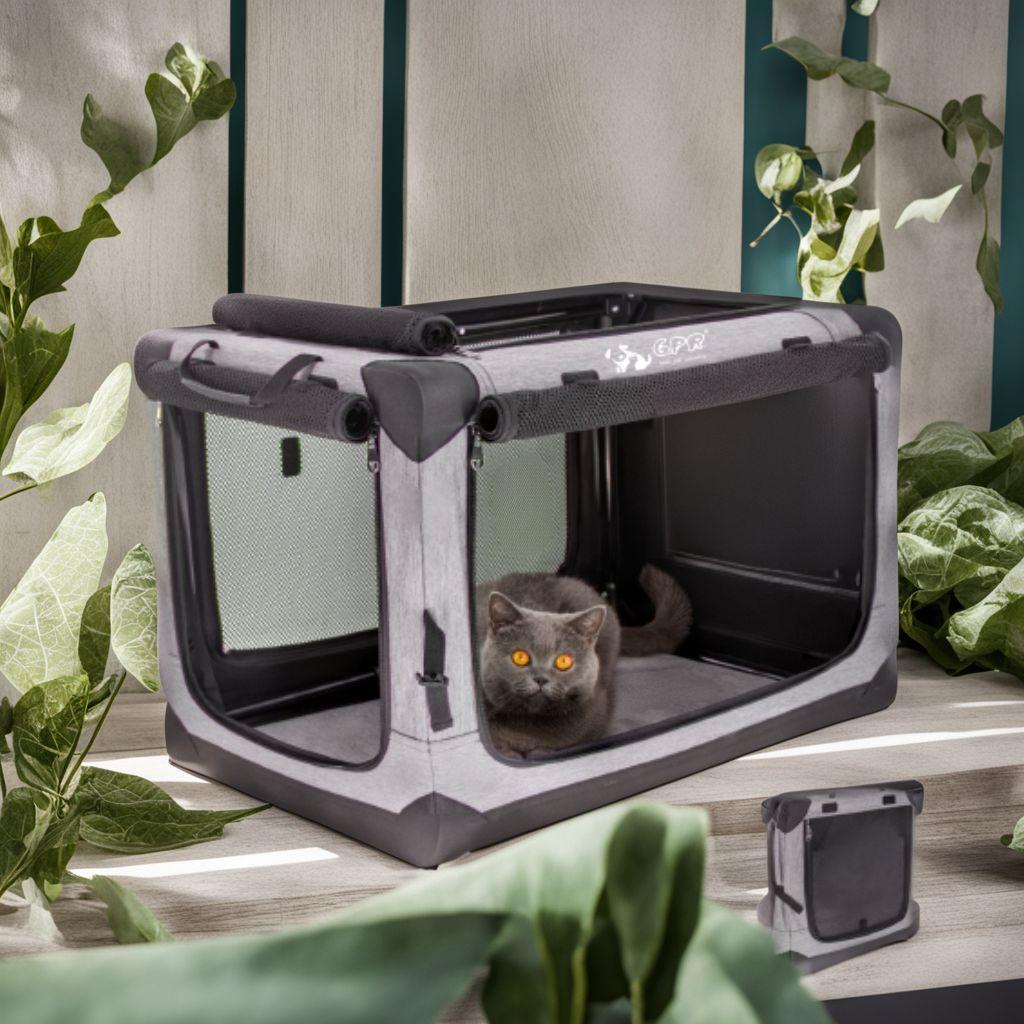 4面メッシュ ケージ カバー取り外せる ペットハウス ペットキャリー