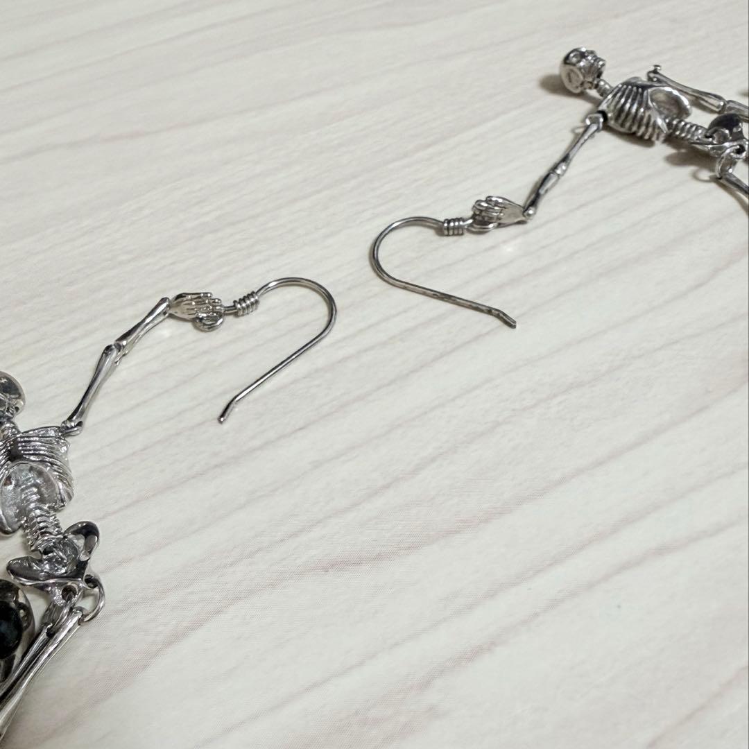 Vivienne Westwood スケルトン　ピアス　スカル