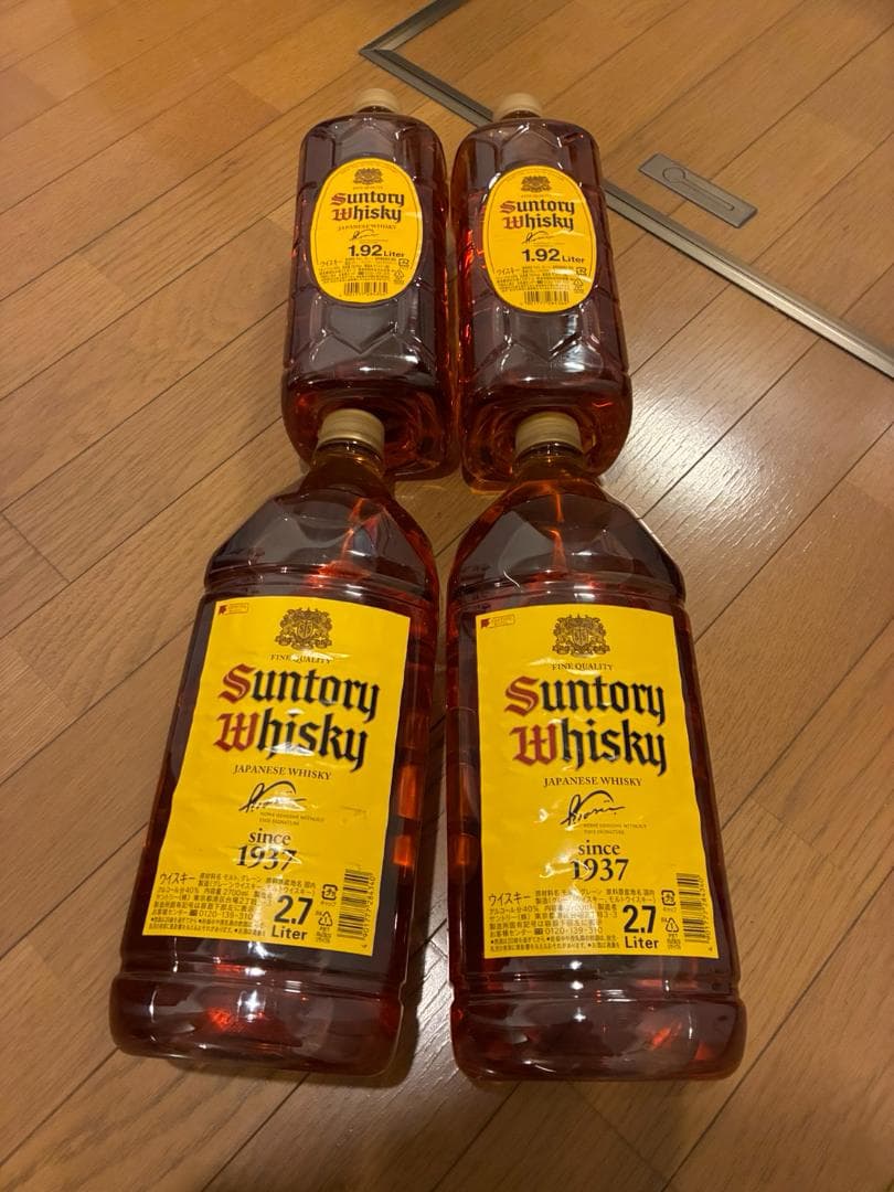 角瓶 2700ml　２本　1920ml　2本　合計４本