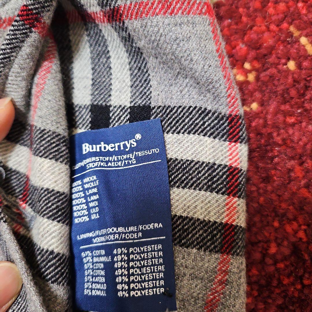 美品★【バーバリー リバーシブルウールコート】★サイズM