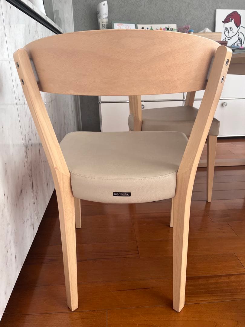 ①カリモク【テーブル*1台】(ダイニングテーブル＆チェア4脚セット販売)