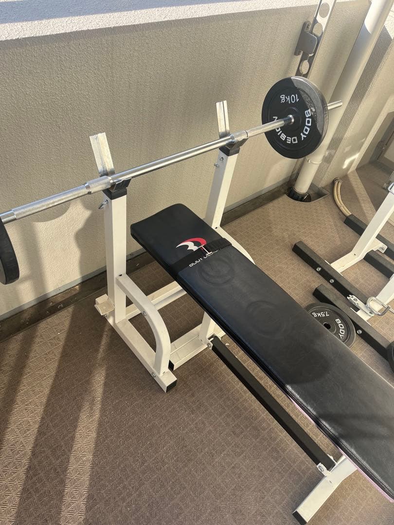 値下げしました。引取り、配達限定　ボディデザイン　トレーニングベンチセット