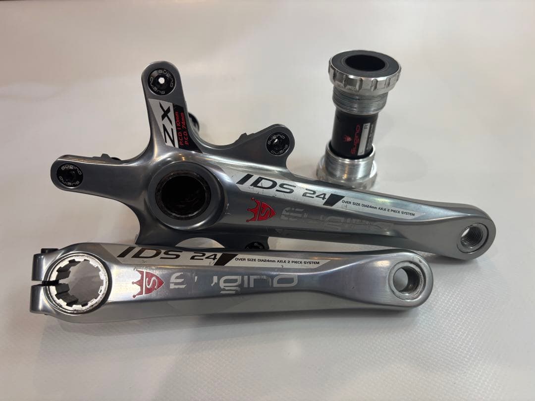☆Sugino IDS 24クランクセット、BB付属