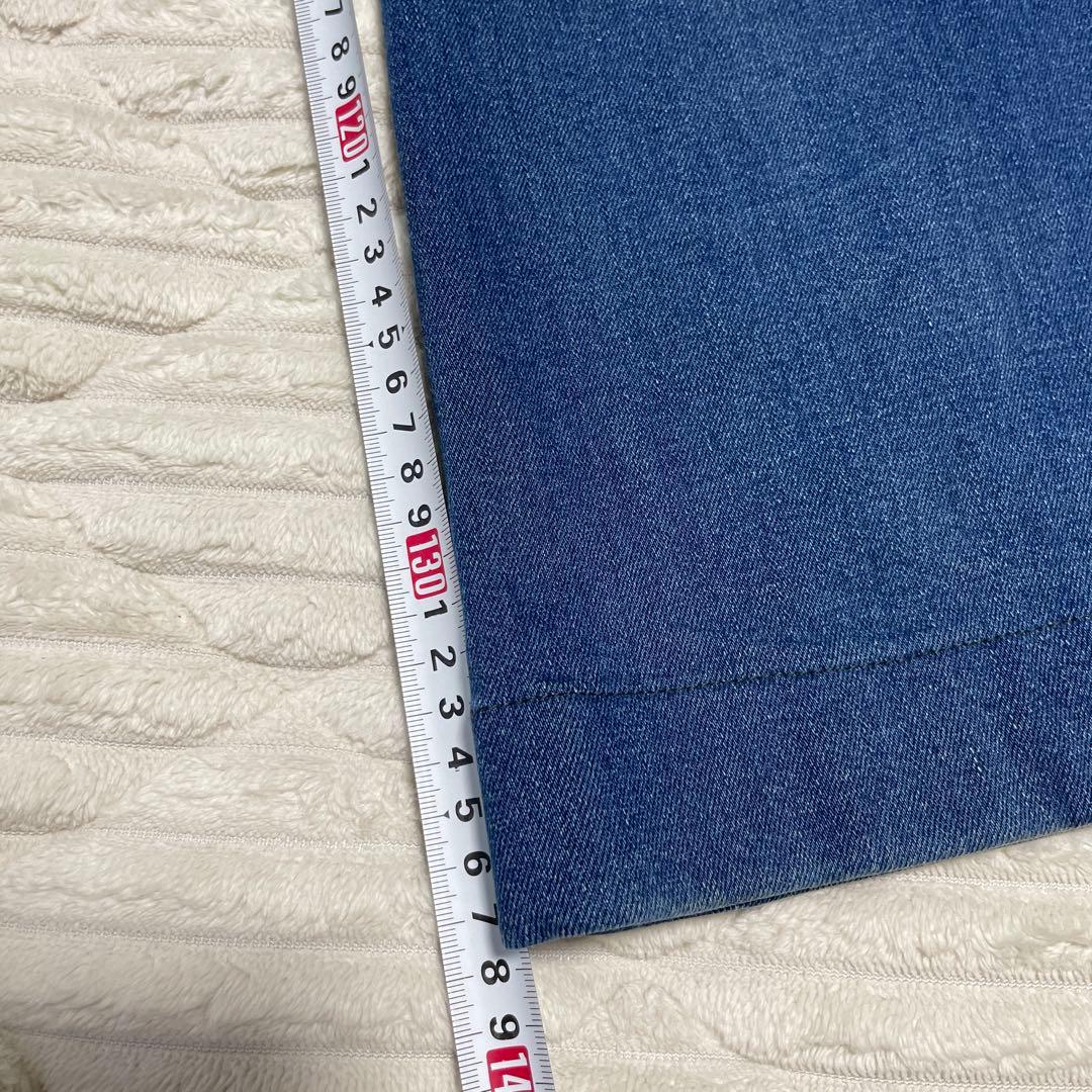 ステラマッカートニー　オーバーオール　ブルー　38 ブーツカット　サロペット