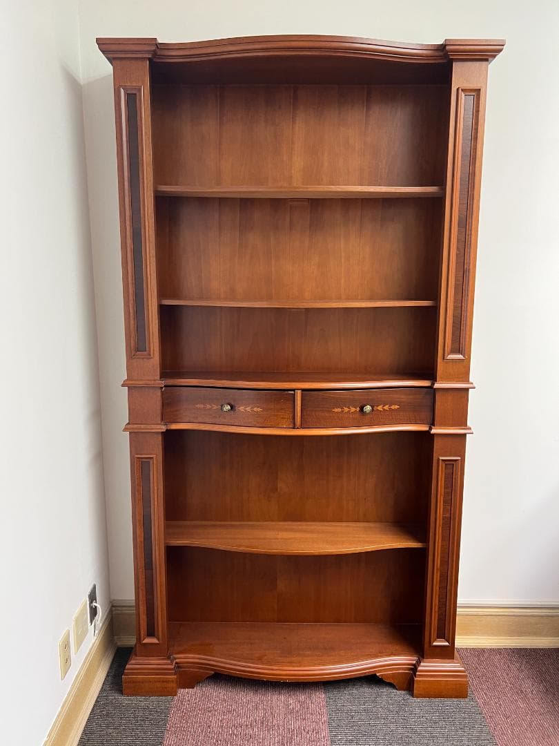 アンティーク調　木製バーカウンター②　※棚のみ