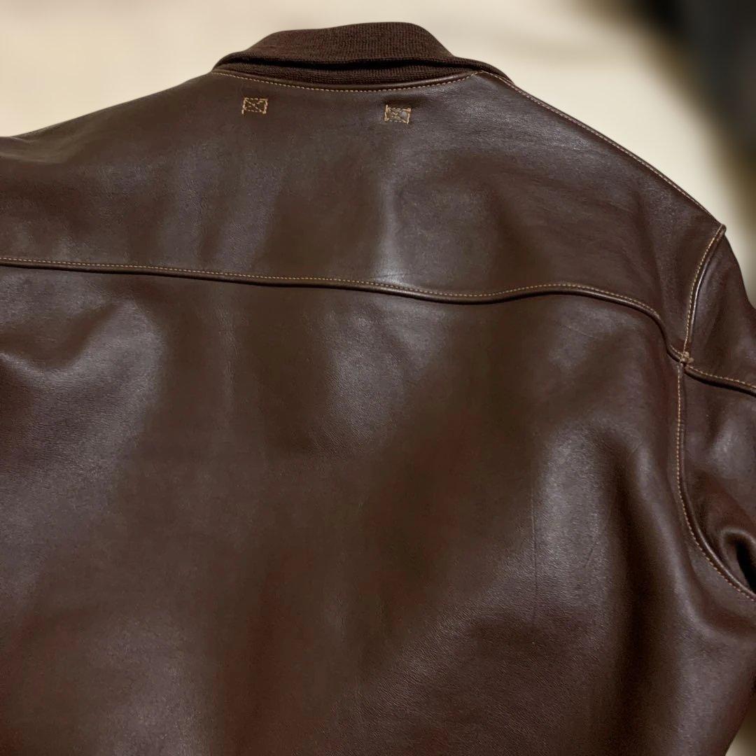 EVIS エヴィス A-1 レザージャケット 42 EVISU