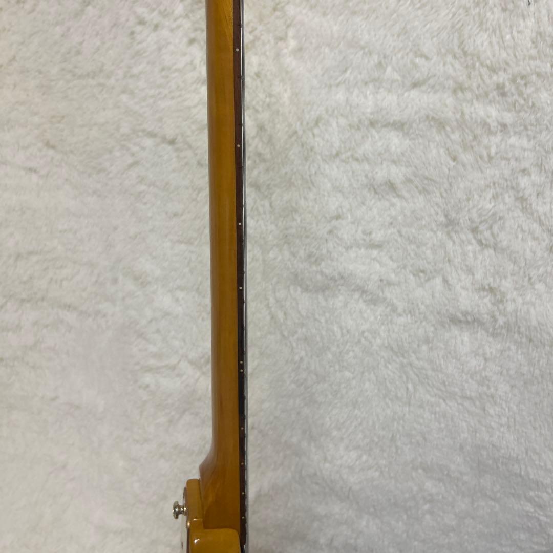 【メンテナンス済】バークレイ　フライングV エレキギター　イエロー