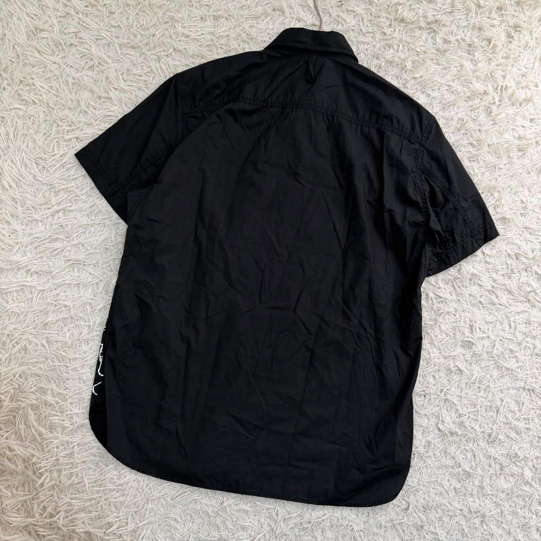 16514✨美品✨ジュンヤワタナベマン バスキアグラフィックプリント 半袖シャツ