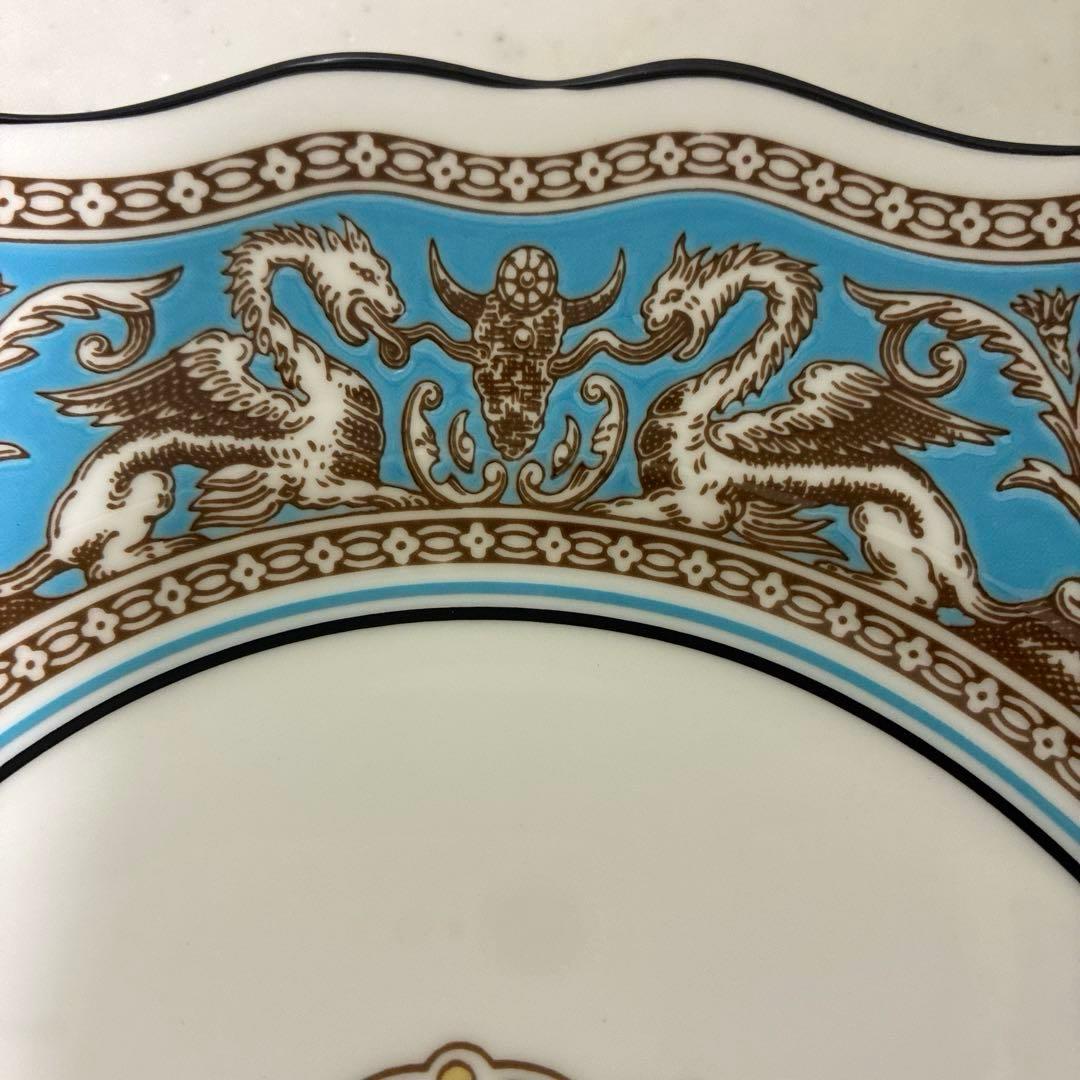 【箱付・未使用品】ウェッジウッド　フロレンティーンターコイズ　デザート７点セット