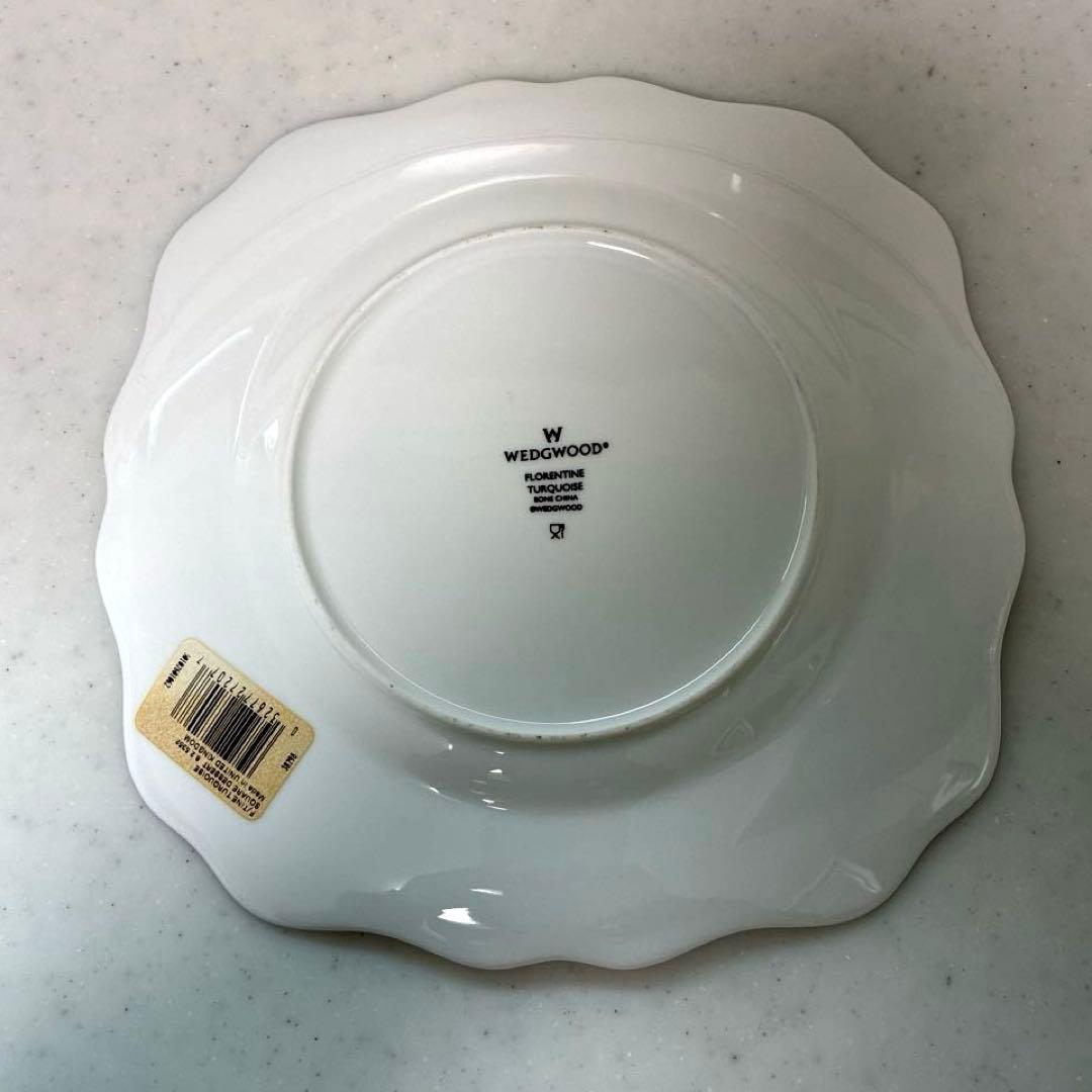 【箱付・未使用品】ウェッジウッド　フロレンティーンターコイズ　デザート７点セット