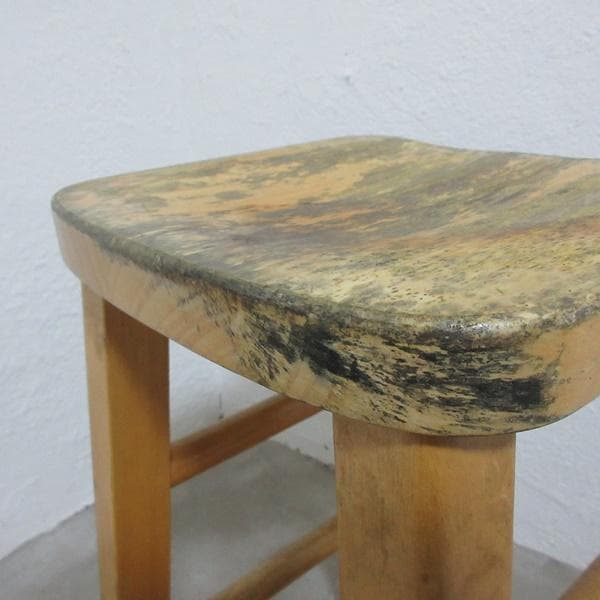 イギリス ビンテージ 家具 ハイスツール カウンタースツール 英国 4775e