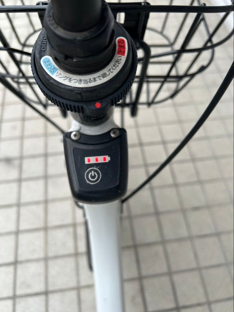 パナソニック電動自転車 20インチ 大容量バッテリー16Ah 鍵2個付き