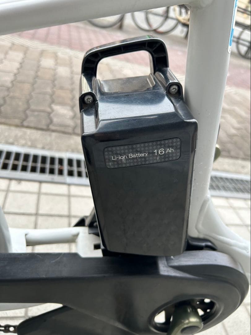 パナソニック電動自転車 20インチ 大容量バッテリー16Ah 鍵2個付き