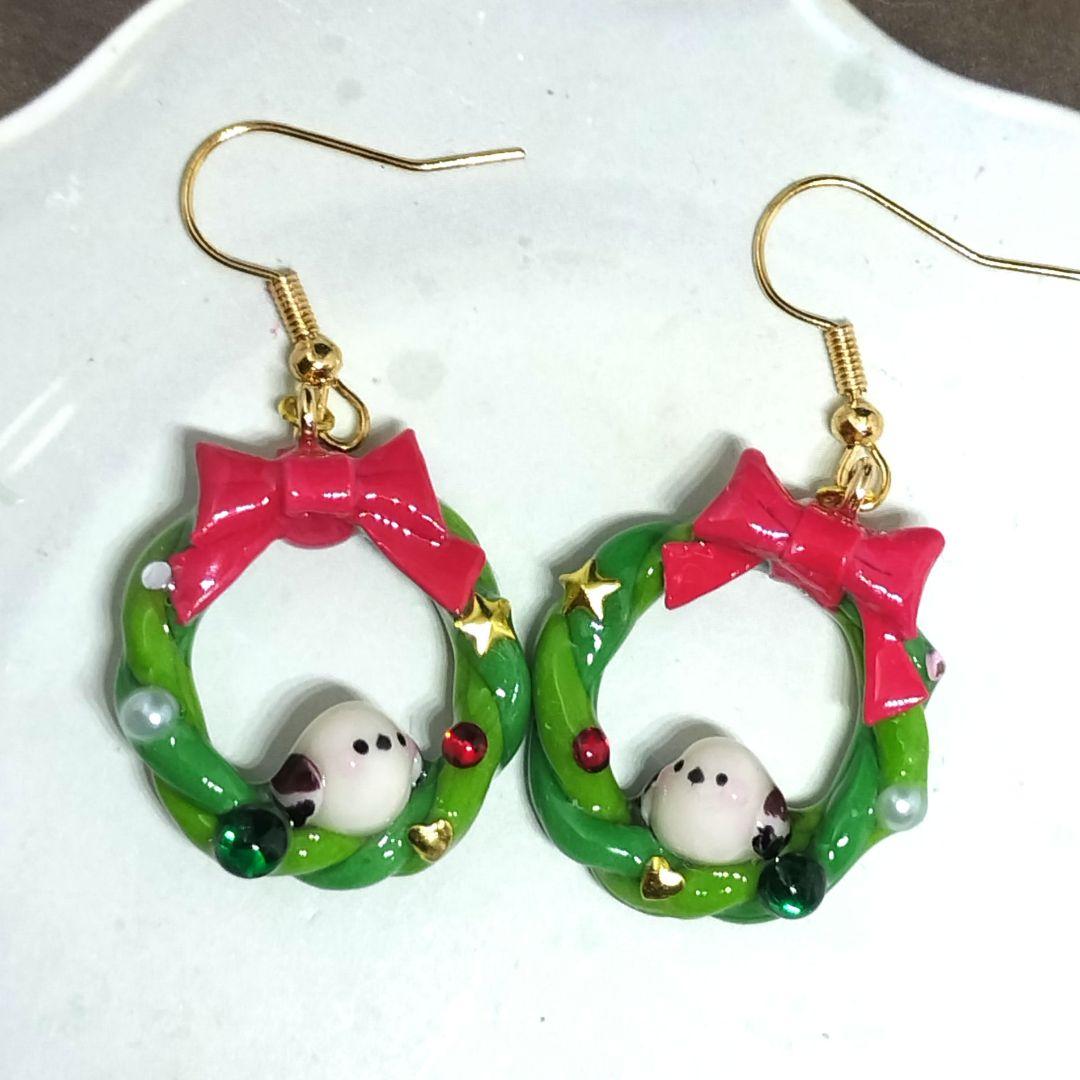 クリスマス　シマエナガリース