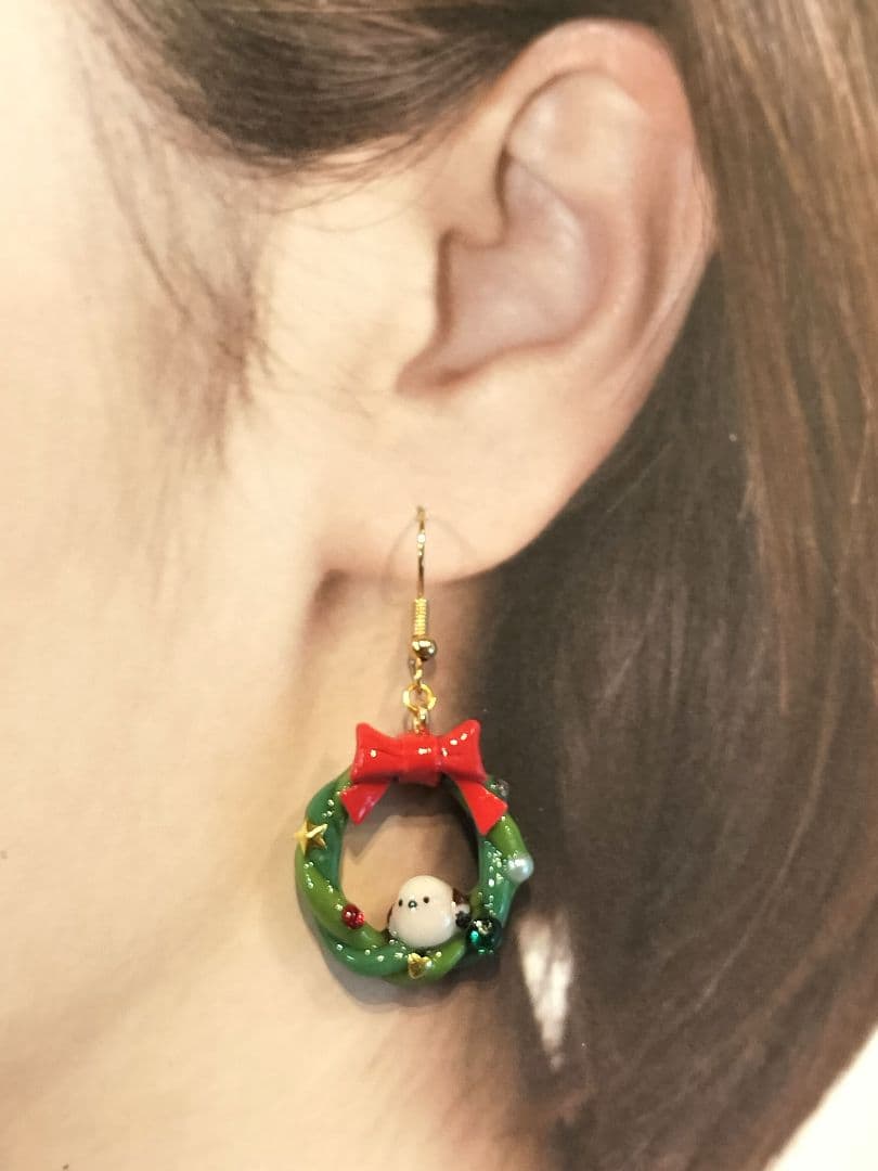 クリスマス　シマエナガリース