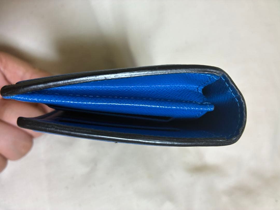 ルイヴィトン　タイガ ポルトフォイユ プラザ 長財布 ブルーライン 希少 限定