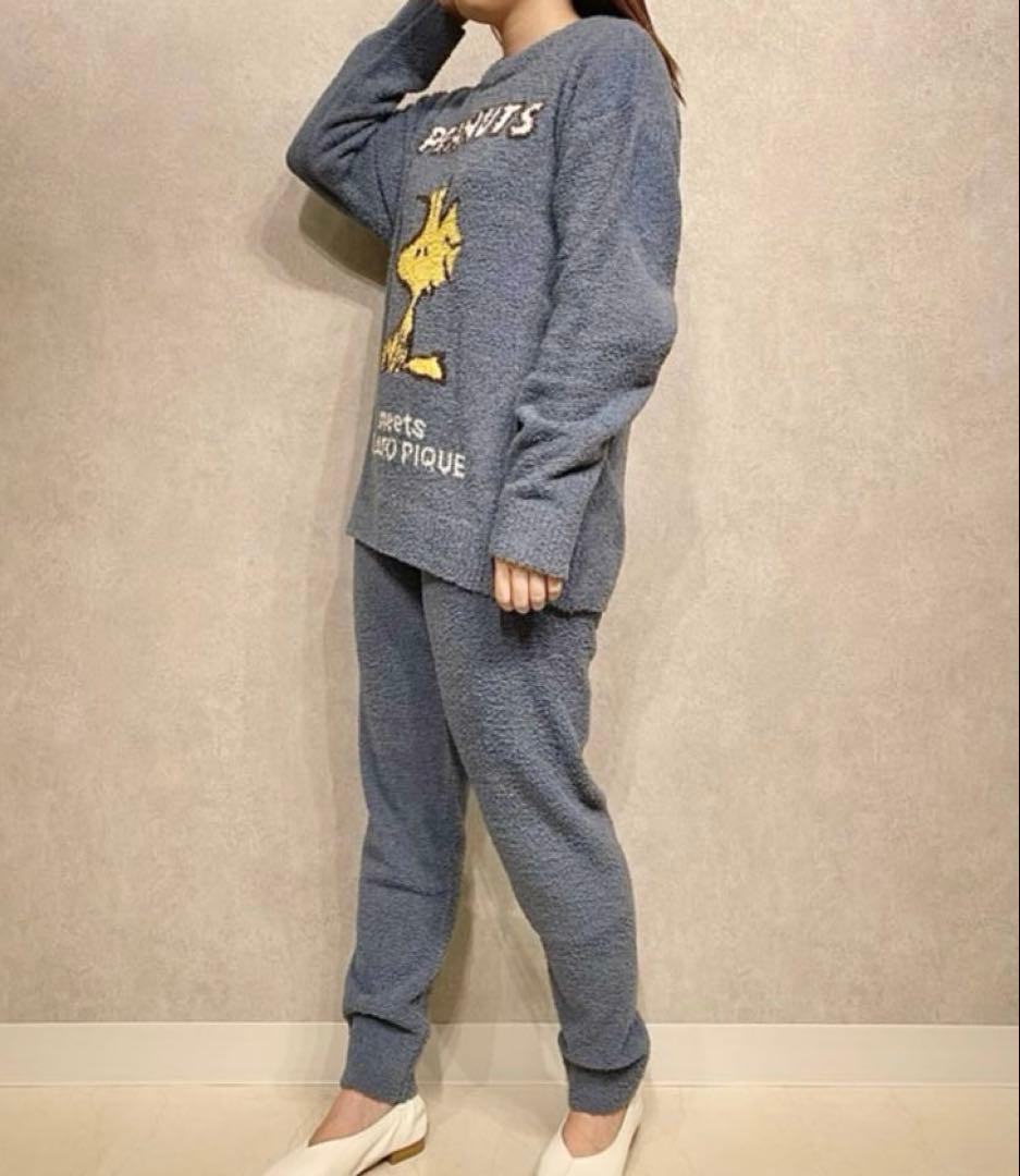 ジェラートピケ　PEANUTS ベビモコプルオーバー＆ロングパンツ スヌーピー