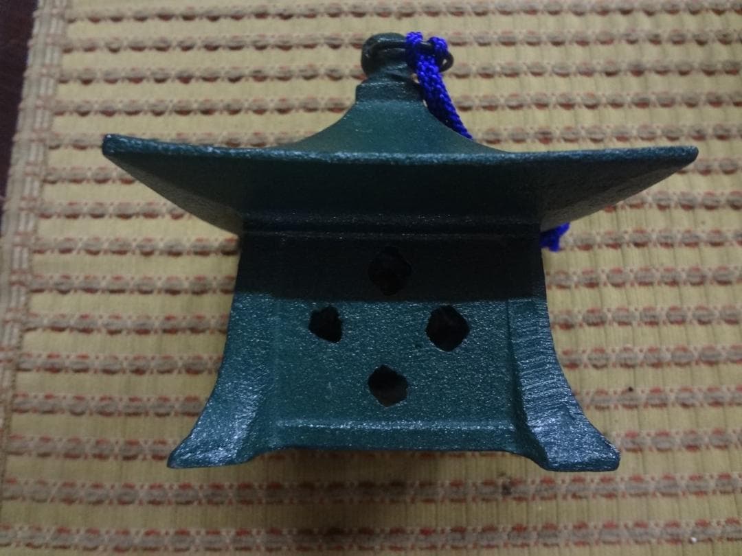 南部鉄器　風鈴　あずまや風鈴合掌造　大サイズ　未使用品