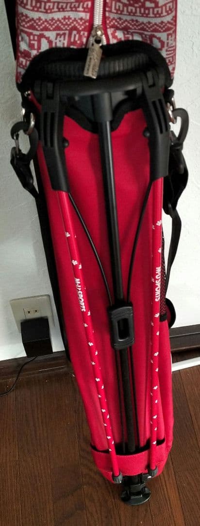 未使用ネームタグ頭カバー付きMUスポーツゴルフバッグ・キャディバッグ