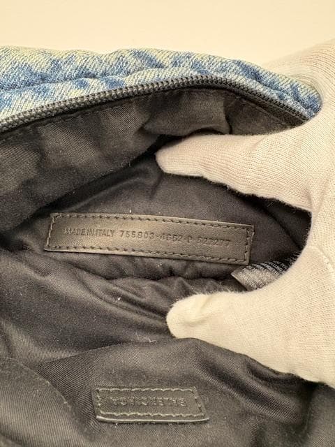 バレンシアガ エクスプローラー ベルトバック 755803 ボディバッグ デニム