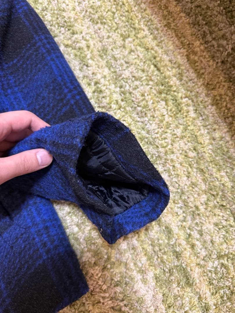 Dime 青黒チェック ジャンパー M