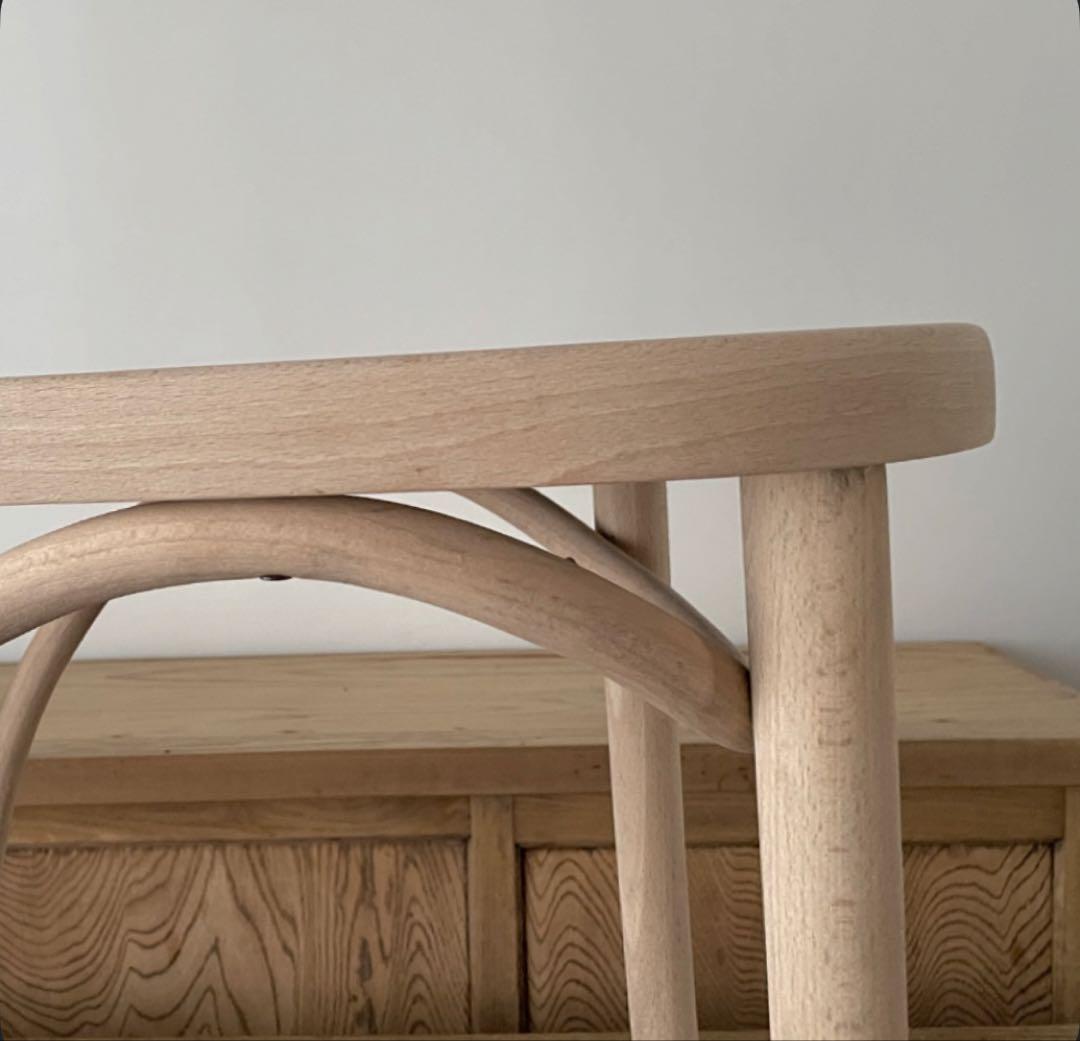 ポーランド ベントウッドチェア　古い椅子　曲木　アンティーク　ダイニングチェア