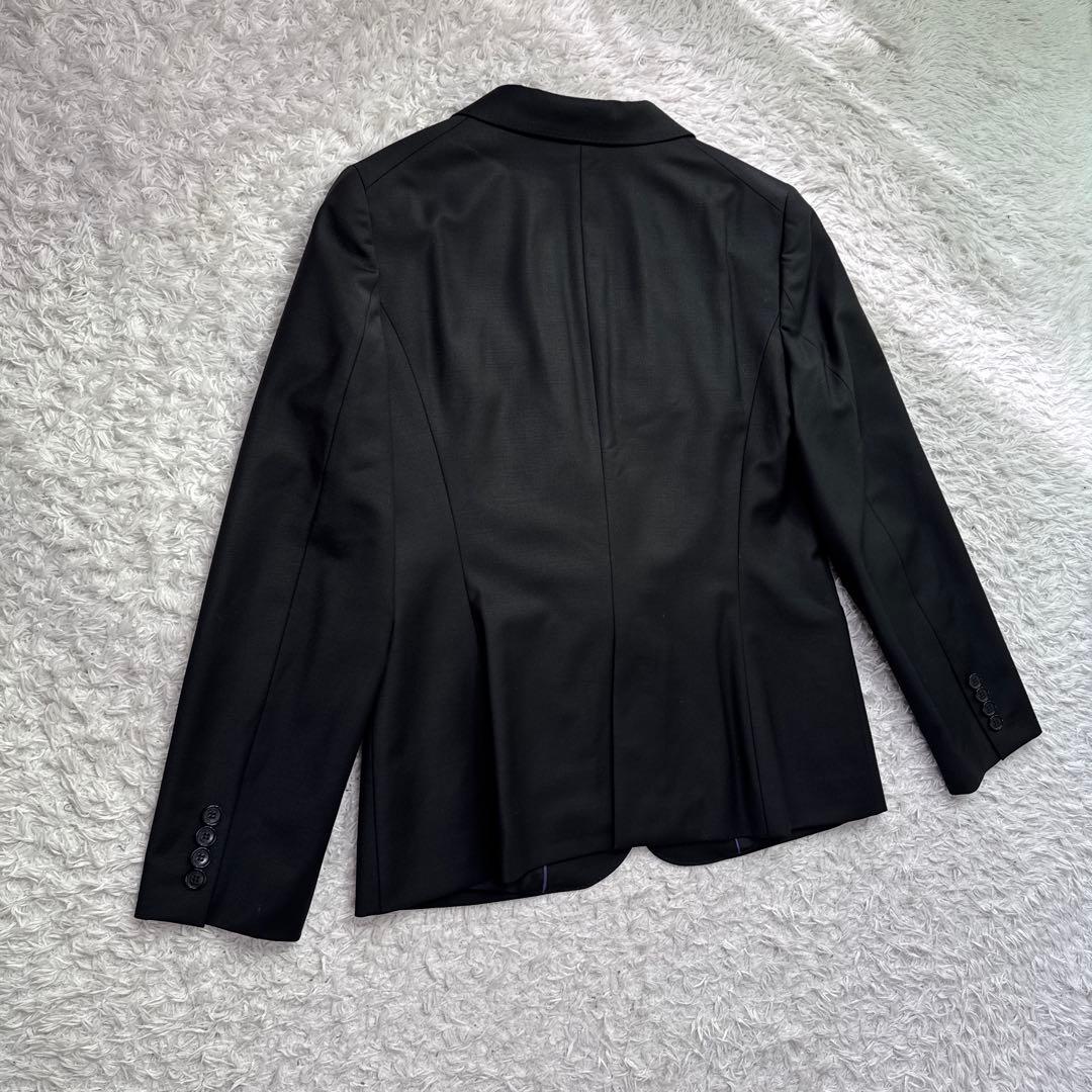 美品 23区 セットアップ パンツスーツ 大きいサイズ 44 3L 黒 1B