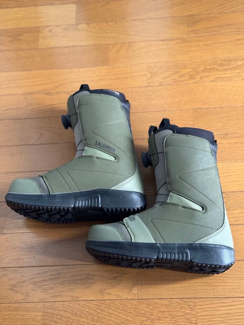 SALOMON スノーボードブーツ オリーブグリーン27cm