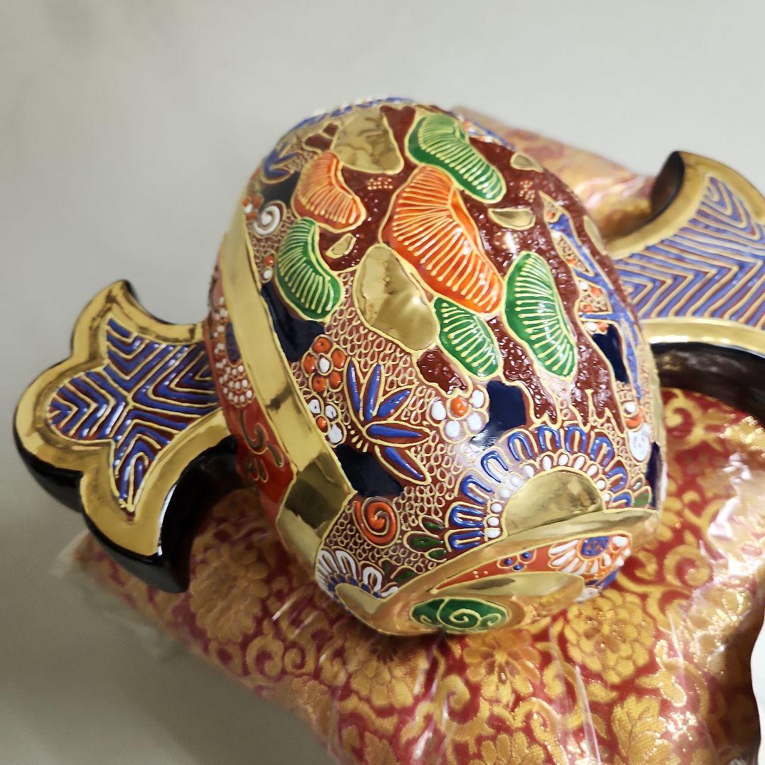 九谷焼　10号小槌　盛(房、布団付)