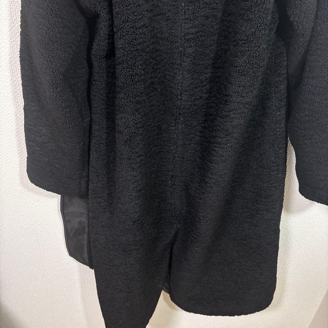 オークション出品 LASUD ファーボアコート未使用品サイズ9号定価34000円