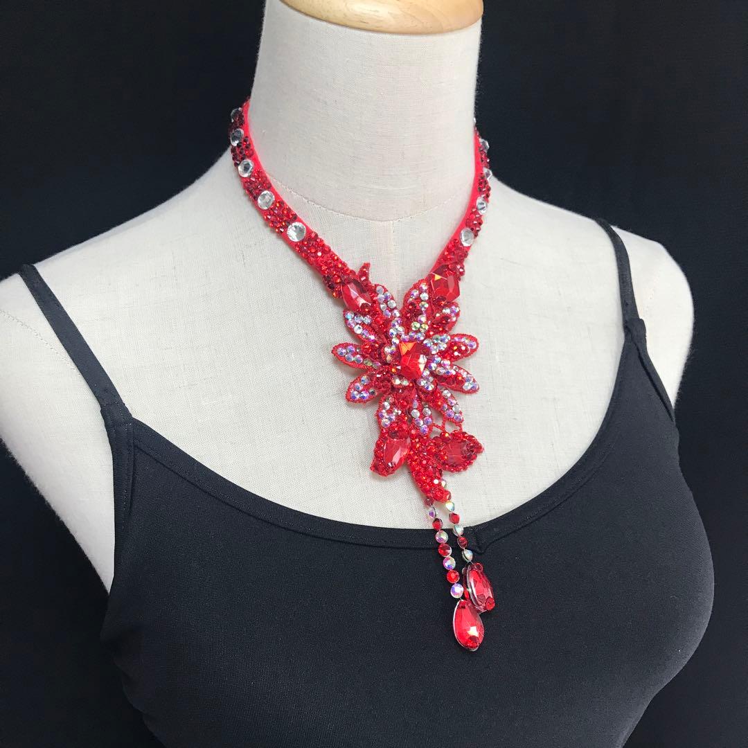 レッドアクセサリーセット　社交ダンス☆ベリーダンス