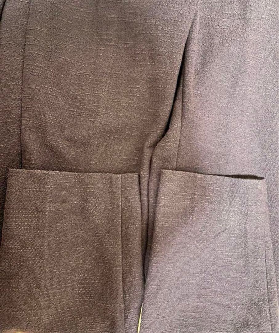 【自宅で洗える】PLST スーツ 上下 + アンカーウーマン ブラウス　Mサイズ