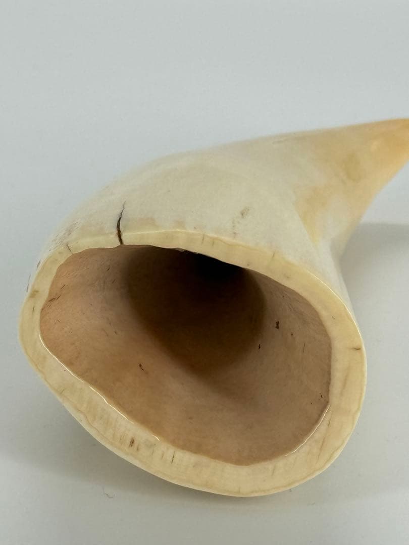 鯨歯龍彫置物　総重量216g