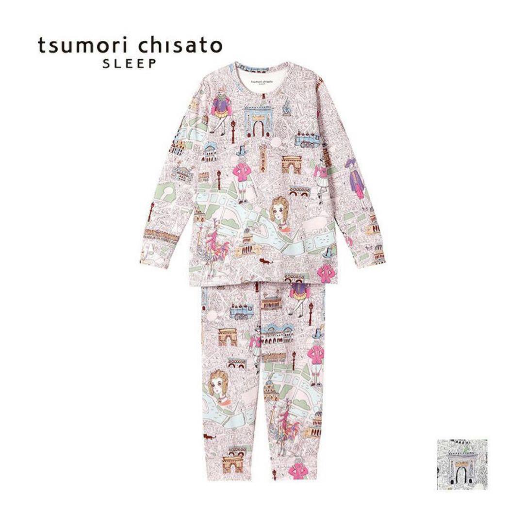 ♡ツモリチサトスリープ♡新品 ワコール製 パジャマ ルームウェア 暖か素材 長袖