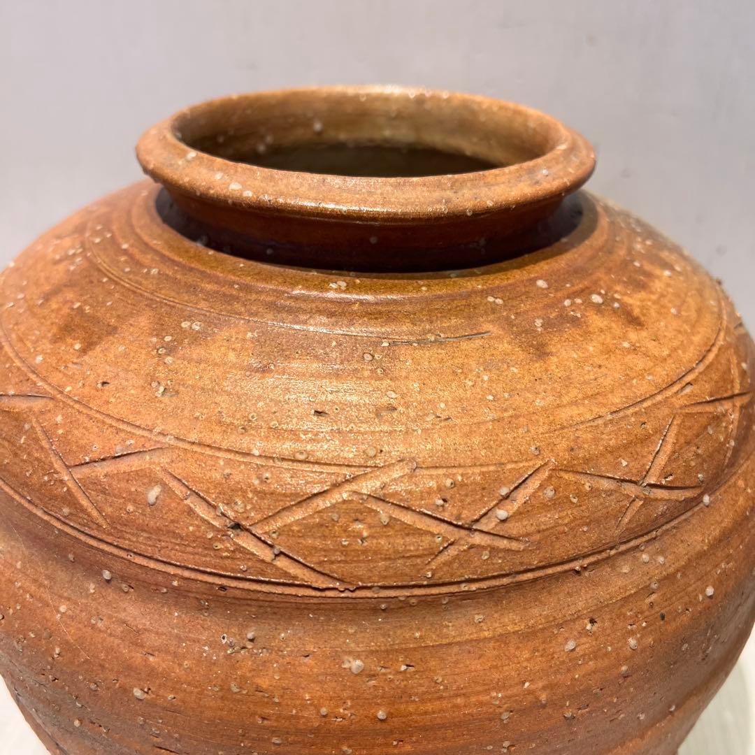 一点もの　信楽焼　花瓶　花器　壺　陶芸　骨董品　インテリア　和室　希少