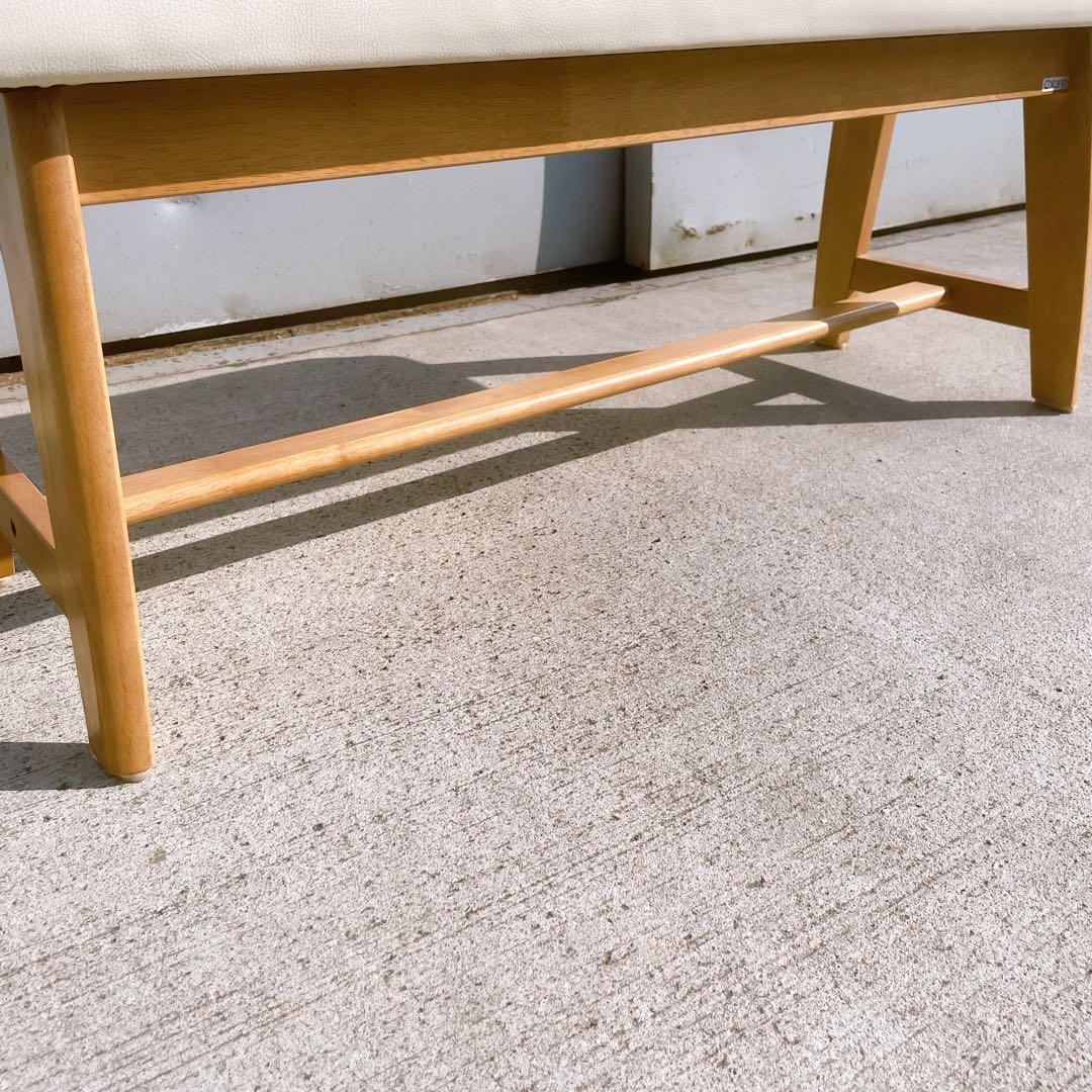 【美品】karimoku Chitano カリモク チターノ レザーベンチ