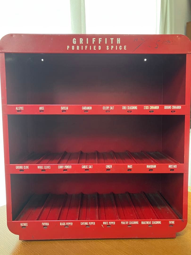 GRIFFITH ストアディスプレイ　スパイスラック　vintage 1950