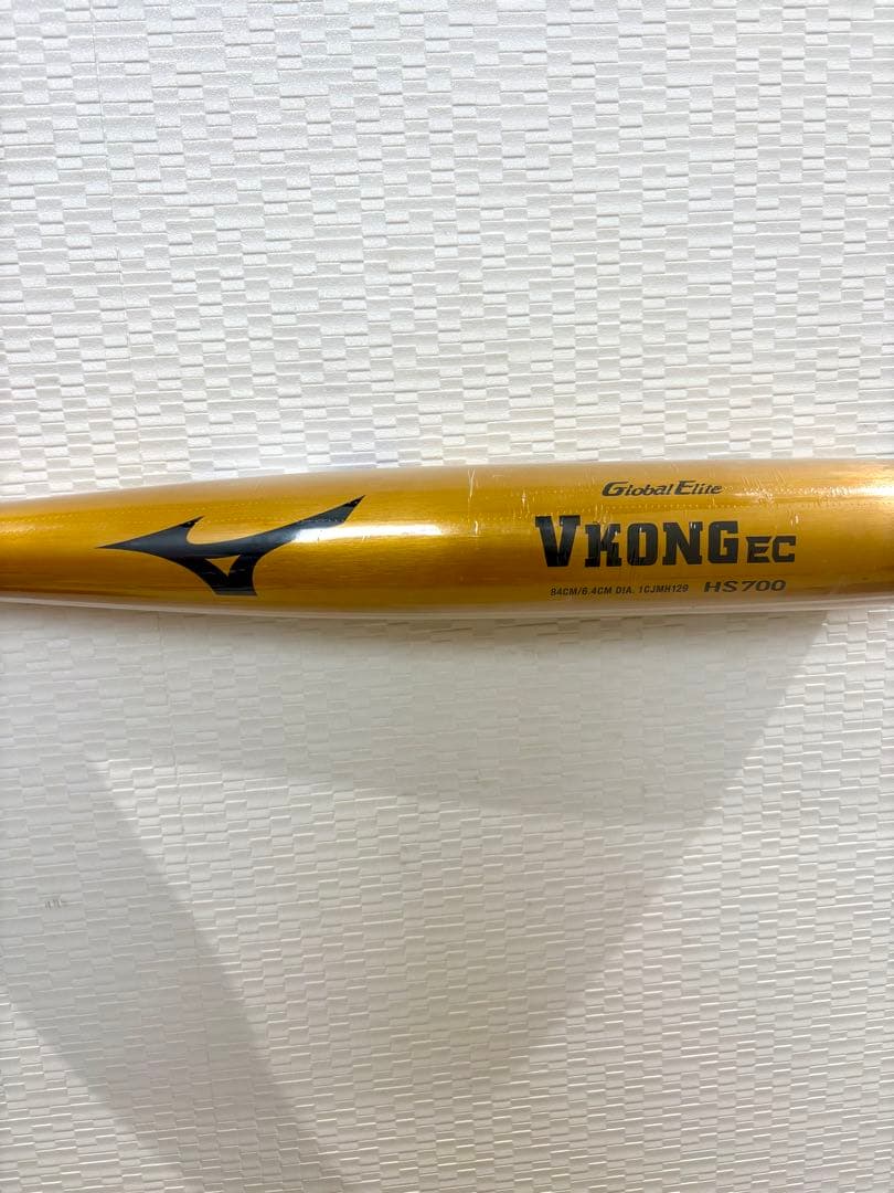 【新品未使用】一般硬式用金属バット新基準対応ミズノVコングECミドル84cm