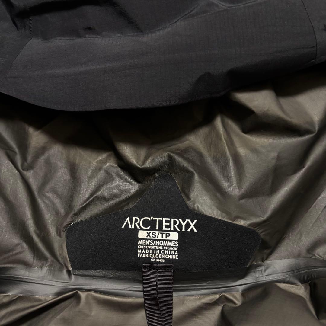 アークテリクス　アルファSL メンズXS 黒　ブラック　ゴアテックス　ナイロン