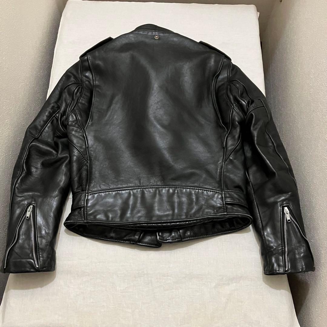 Schottショットライダース80sヴィンテージレザーUSAアメリカ米国黒革38
