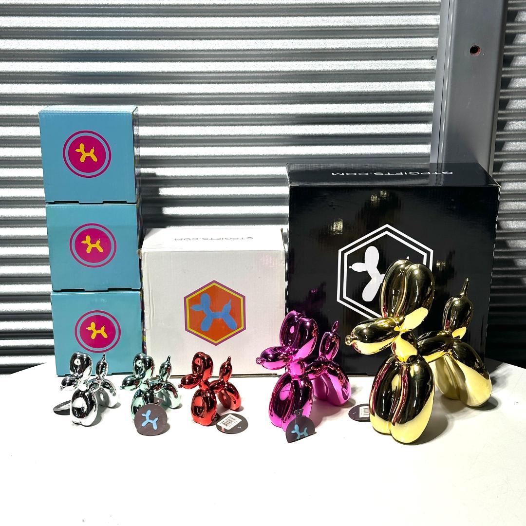 中古 Kishis BALLOON DOG バルーンドッグ 5個セット オブジェ