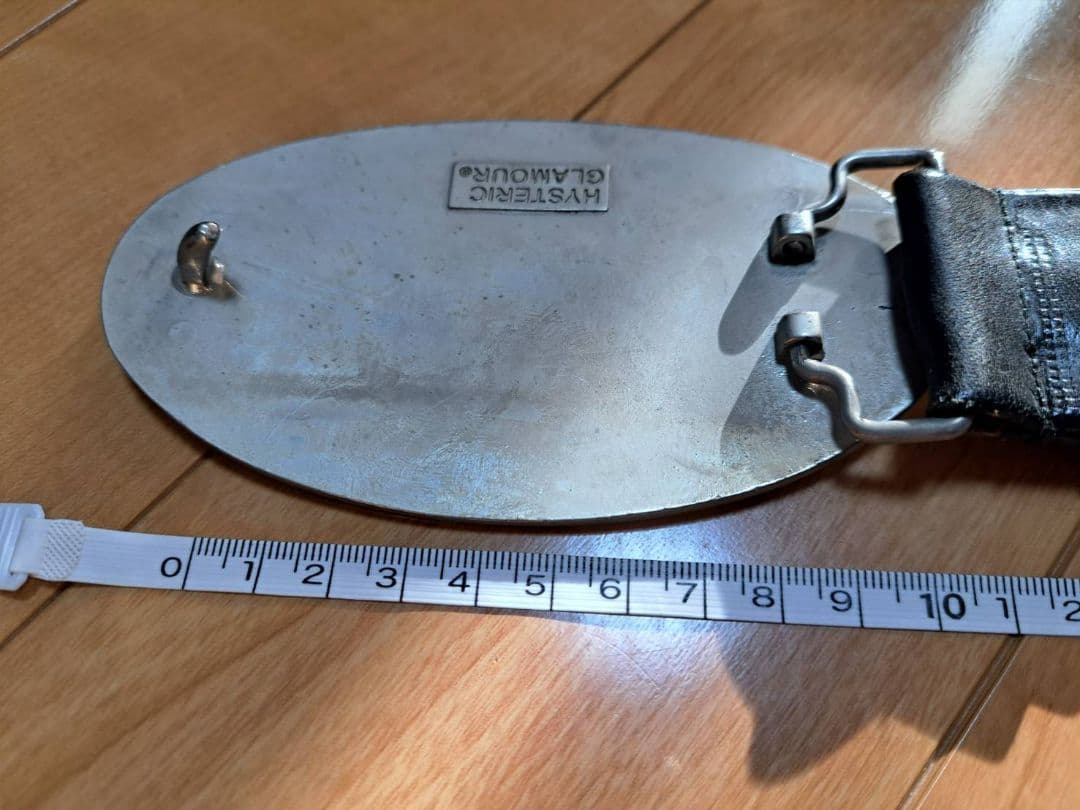 HYSTERIC GLAMOUR メタルバックル ベルト ホワイトバックル