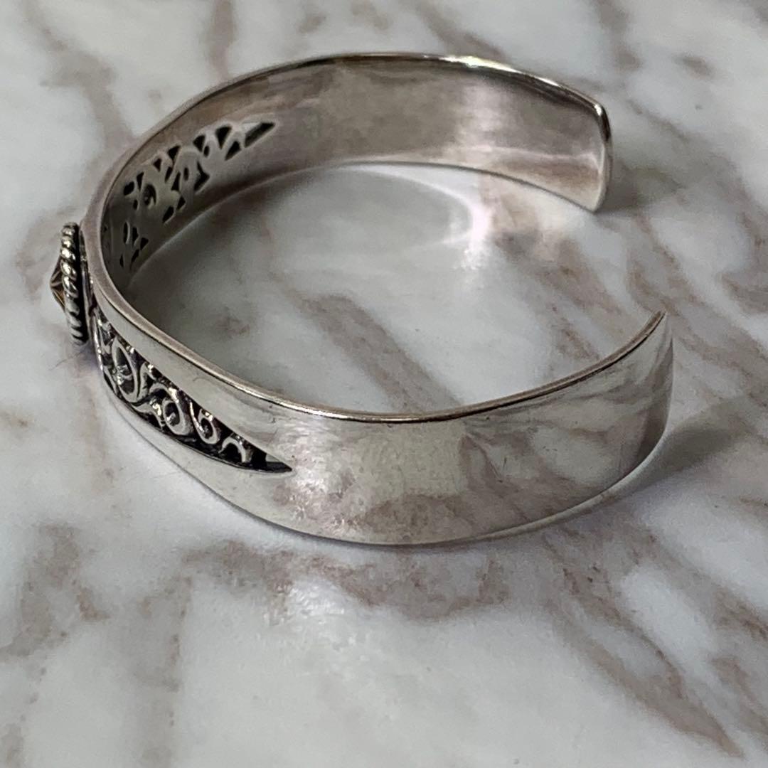 30.7g SAAD バングルブレスレット シルバー925 太陽神 刻印