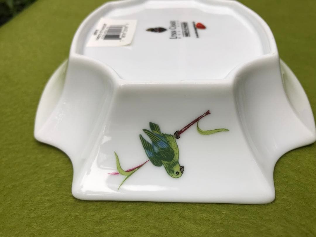 未使用リンチェイス　パロッツオブパラダイス　プレートセット　鳥　オウム　スープ皿