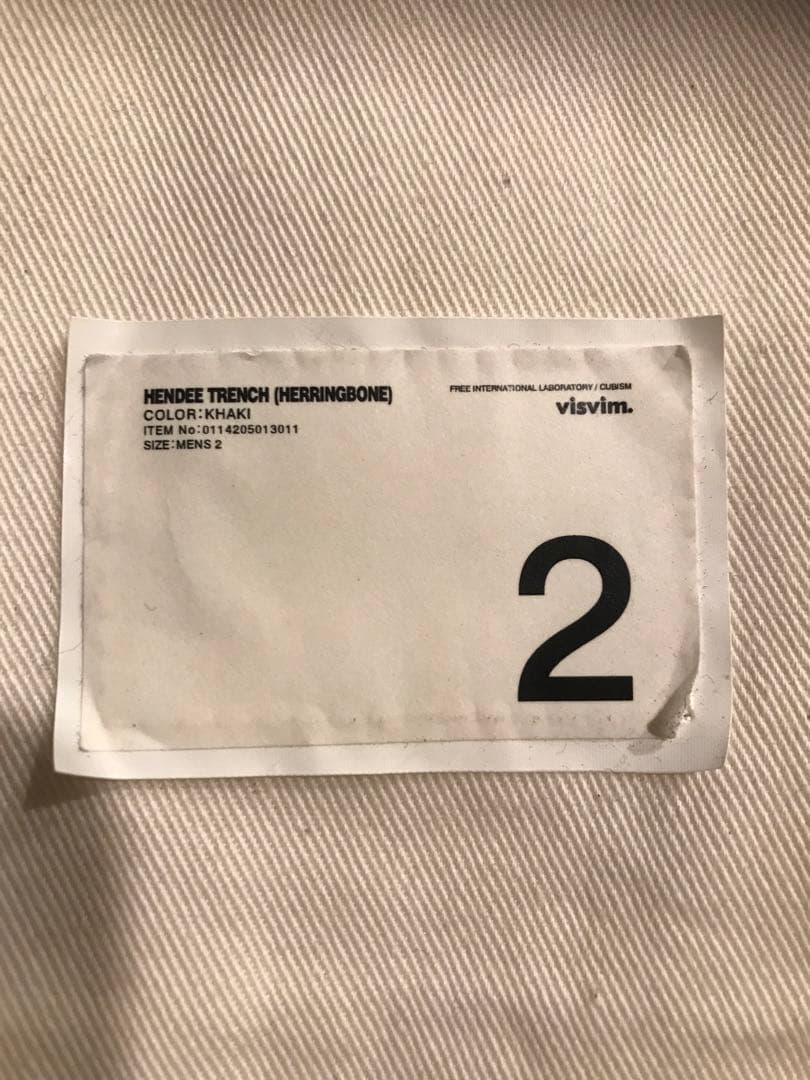 visvim / HENDEE TRENCH トレンチコート