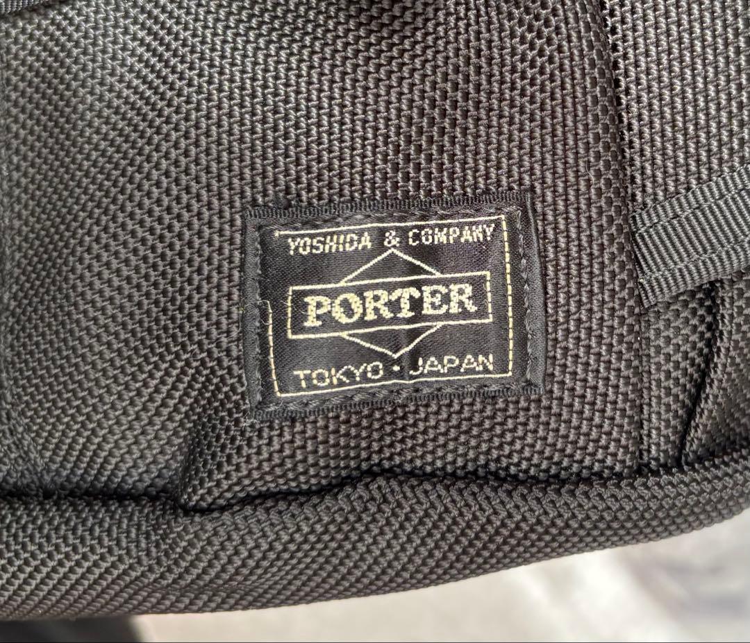 PORTER HEAT ウエストバッグ クロスバッグ 黒 吉田カバン