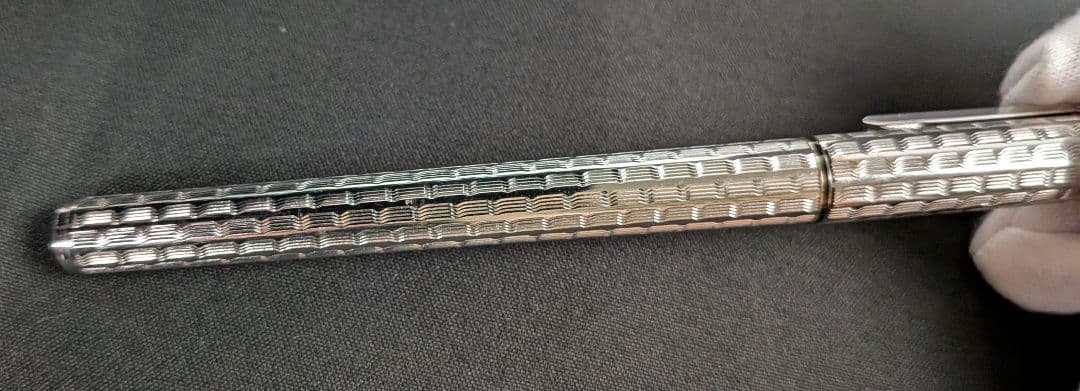 カルティエ　トリニティ　万年筆　ペン先K18