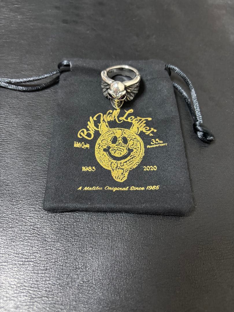 Bill Wall Leather スカルリング 美品